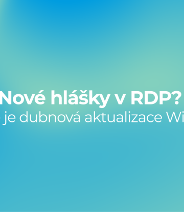 Důležité upozornění: Změny v připojování ke vzdálené ploše (RDP)